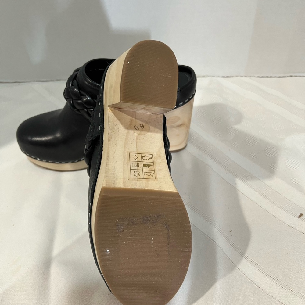 Dolce Vita Double Decker black mule New never worn Size 6 - Picture 9 of 11